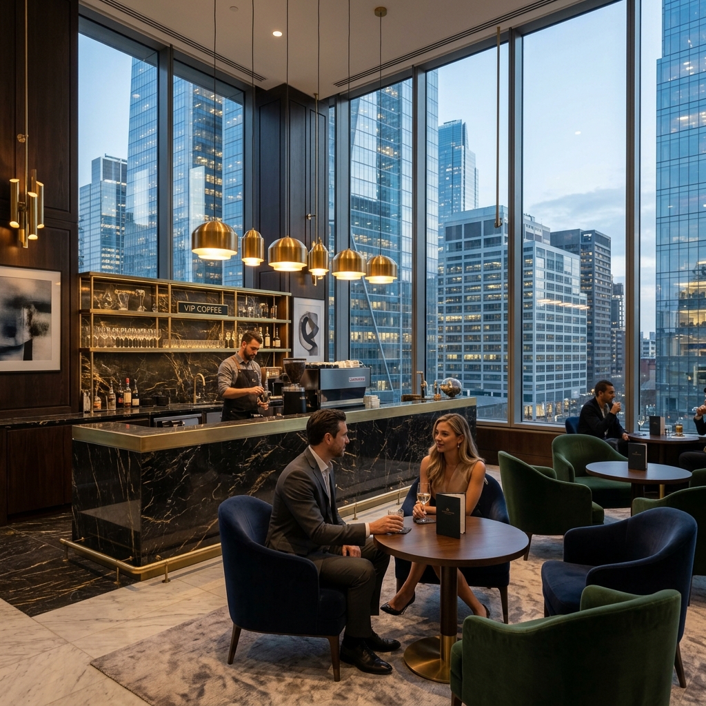 Lounge VIP e Café Executivo